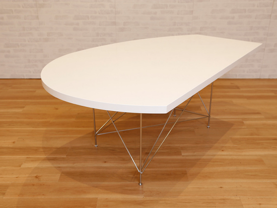 変形テーブルホワイト