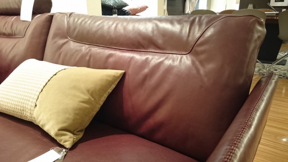 Natuzzi sofa Tenore 088 2.5P 本革 バッククッション