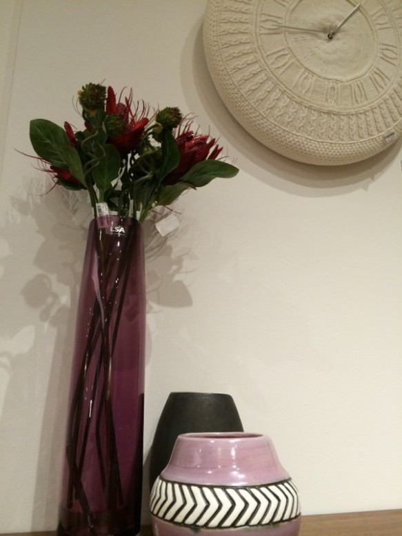 赤紫　花瓶