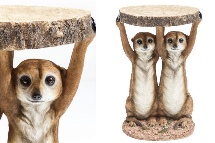 Side Table Animal Meerkat