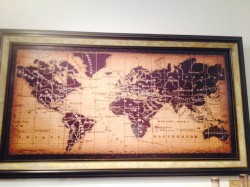 世界地図アート