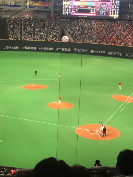 野球観戦　日本ハム